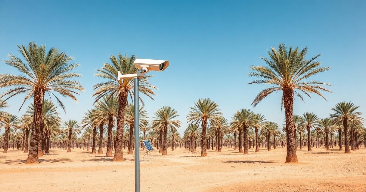 كاميرات الطاقة الشمسية: الحل المثالي للمزارع والمواقع النائية في عمان - كاميرات مراقبة في عمان